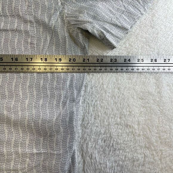 Banana Republic Men’s Patterned White button down shirt Medium Size M - Picture 6 of 10